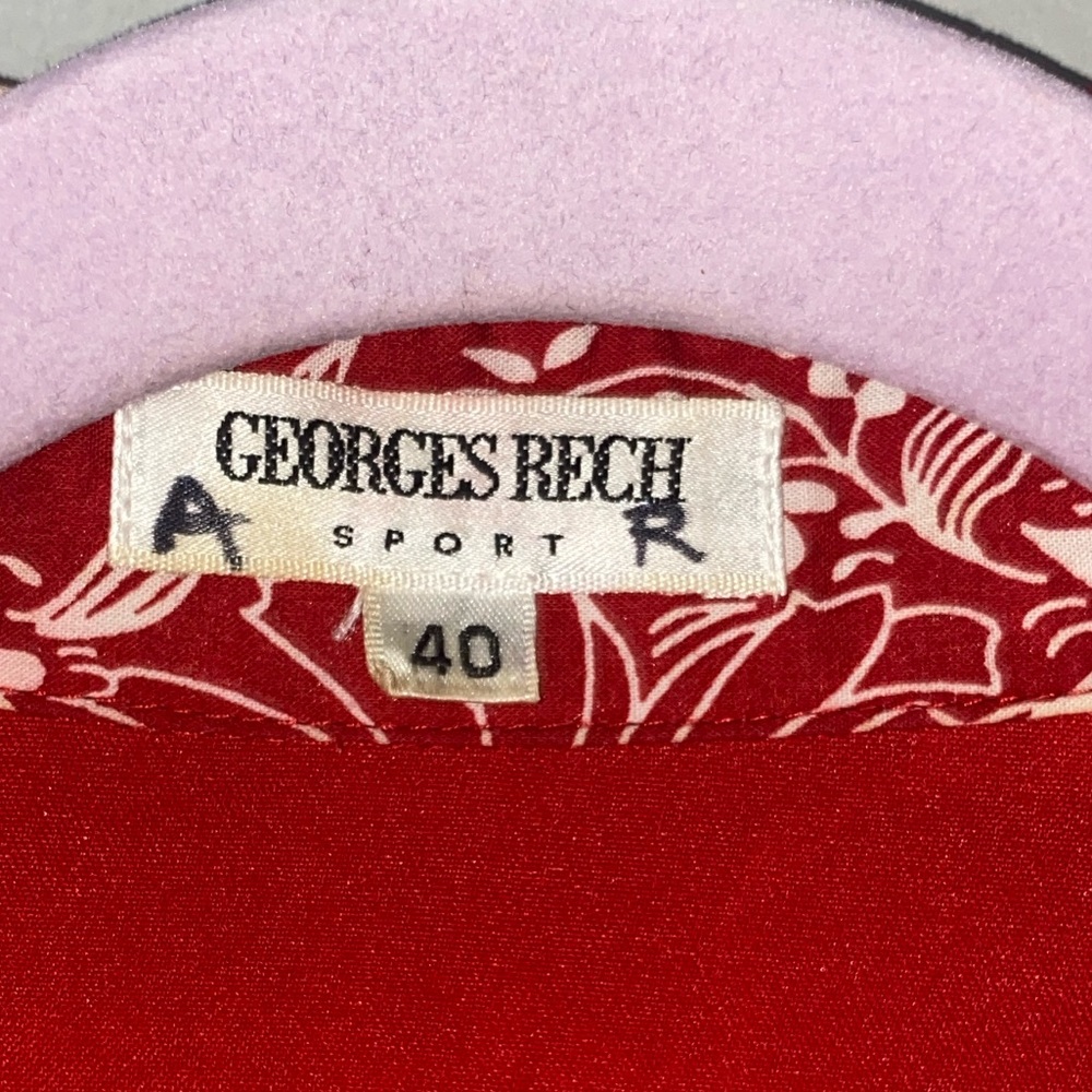 GEORGES RECH Y2k Vintage Bishop Sleeve Notched Collar Dress(can’t find anywhere) - Picture 2 of 10